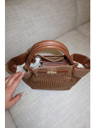 BOLSO DEMELLIER RAFIA - MARRÓN