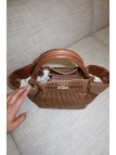 BOLSO DEMELLIER RAFIA - MARRÓN