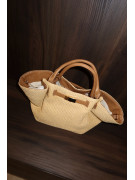 BOLSO DEMELLIER RAFIA - BEIGE