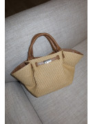 BOLSO DEMELLIER RAFIA - BEIGE