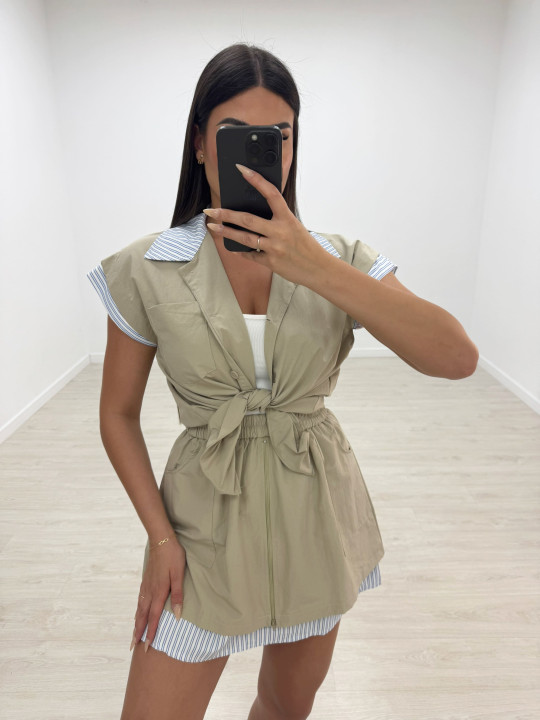 CONJUNTO COMBINADO POPELÍN EXCLUSIVO - CAMEL