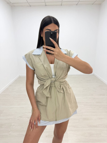 CONJUNTO COMBINADO POPELÍN EXCLUSIVO - CAMEL
