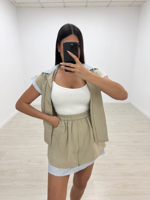 CONJUNTO COMBINADO POPELÍN EXCLUSIVO - CAMEL