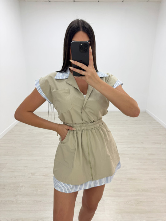 CONJUNTO COMBINADO POPELÍN EXCLUSIVO - CAMEL