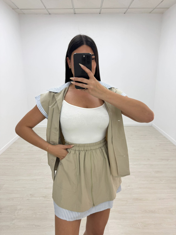 CONJUNTO COMBINADO POPELÍN EXCLUSIVO - CAMEL