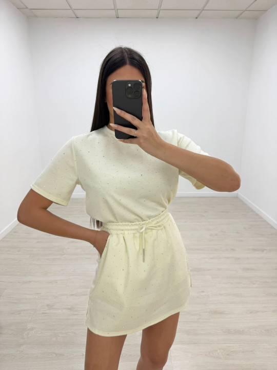 CONJUNTO COMFORT BRILLO EXCLUSIVO - BEIGE