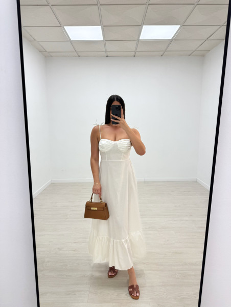 VESTIDO MARIEL - BLANCO