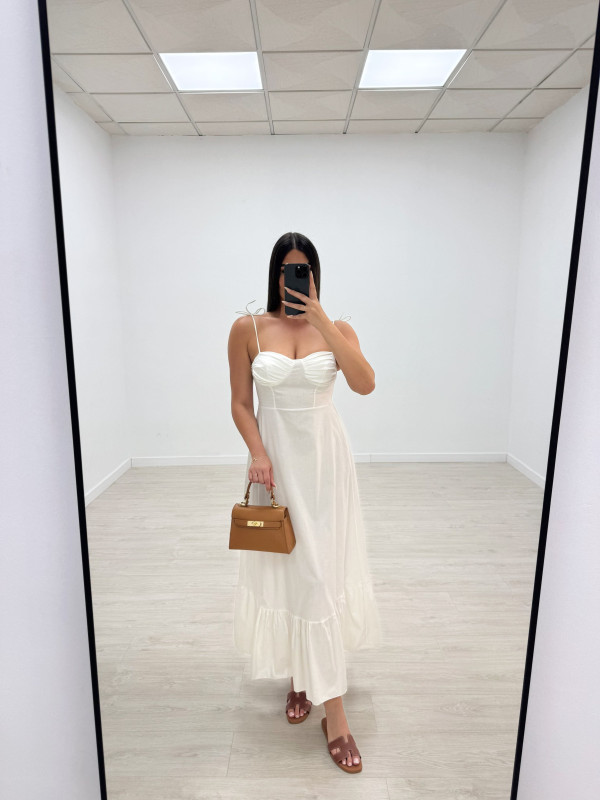 VESTIDO MARIEL - BLANCO