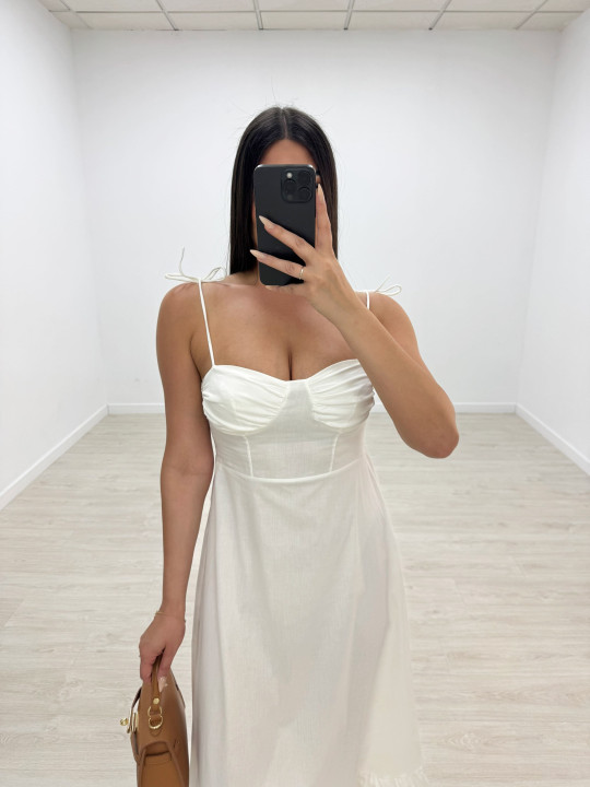 VESTIDO MARIEL - BLANCO