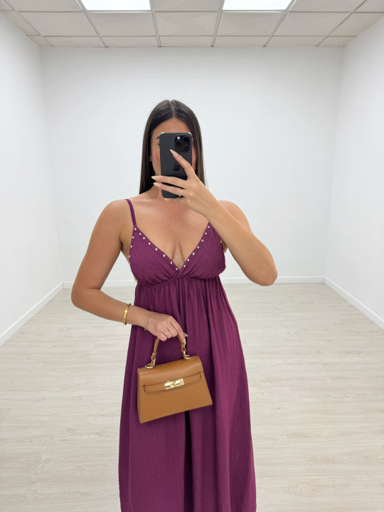 VESTIDO TACHAS - BUGANVILLA