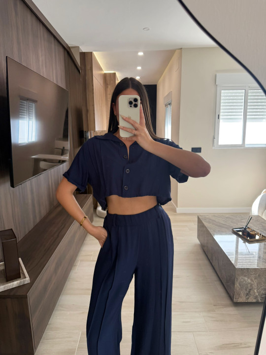 CONJUNTO SARA AZUL - MARINO