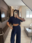 CONJUNTO SARA AZUL - MARINO
