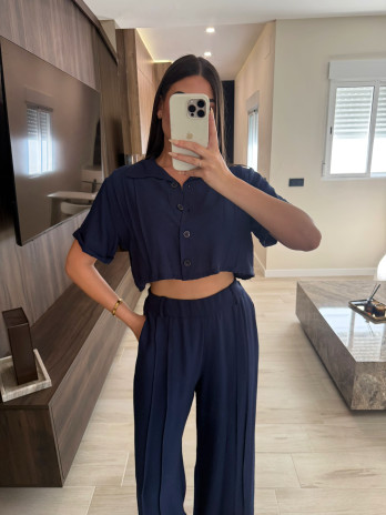 CONJUNTO SARA AZUL - MARINO