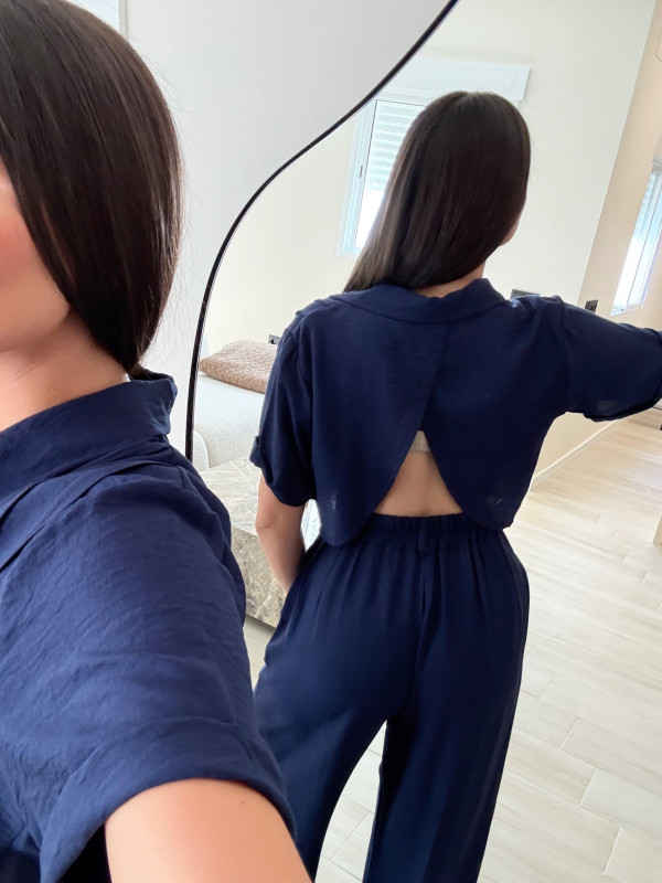 CONJUNTO SARA AZUL - MARINO