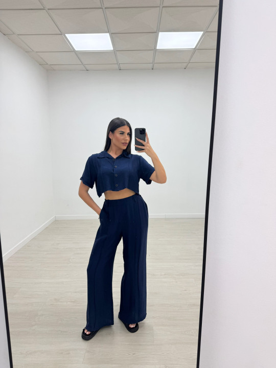 CONJUNTO SARA AZUL - MARINO