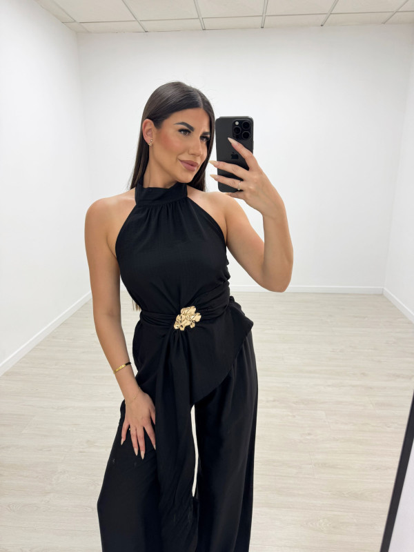 CONJUNTO CAYET - NEGRO