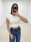CAMISETA BÁSICA ALGODÓN CROP