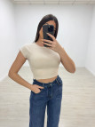 CAMISETA BÁSICA ALGODÓN CROP