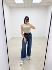 CAMISETA BÁSICA ALGODÓN CROP
