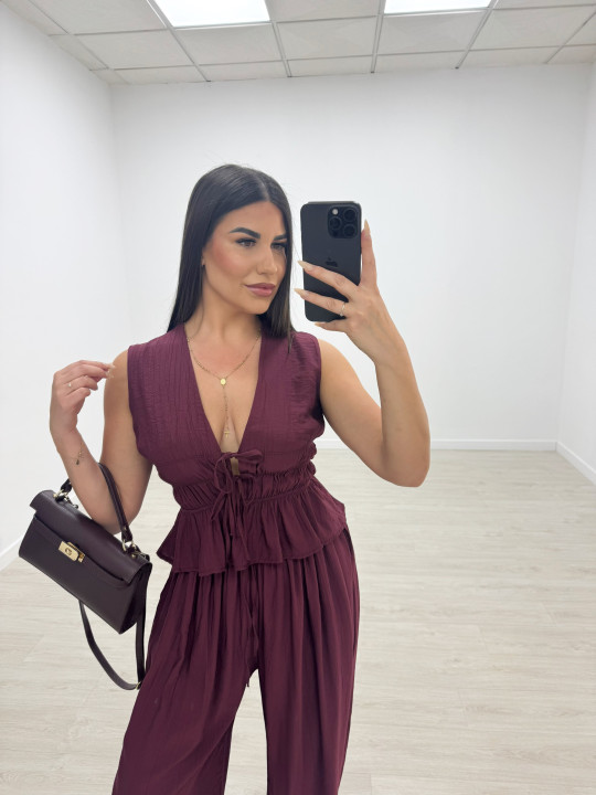 CONJUNTO CAMILA - BURDEOS