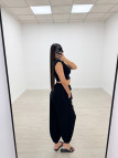 PANTALÓN GLOBO BASIC - NEGRO