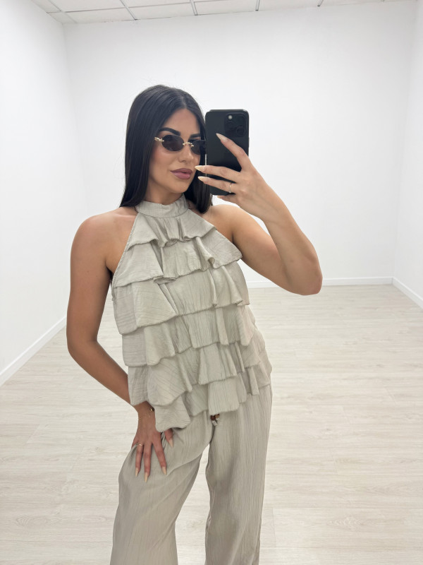 TOP HALTER VOLANTES - TOUPE