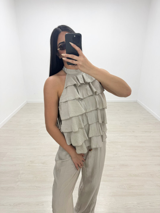 TOP HALTER VOLANTES - TOUPE