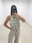 TOP HALTER VOLANTES - TOUPE