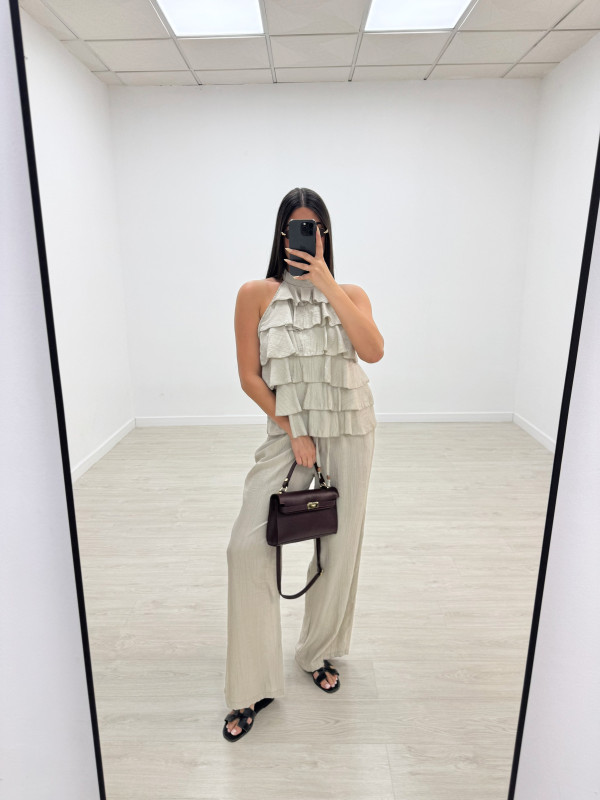 TOP HALTER VOLANTES - TOUPE