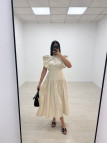 VESTIDO VICTORIA - BEIGE