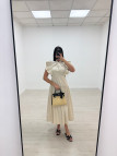 VESTIDO VICTORIA - BEIGE