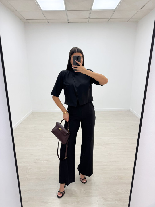 CONJUNTO NORA - NEGRO