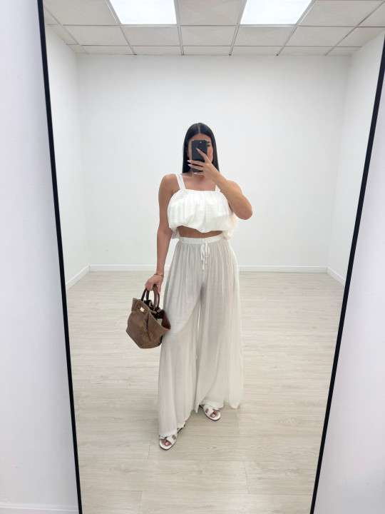 CONJUNTO ZAHARA - BLANCO
