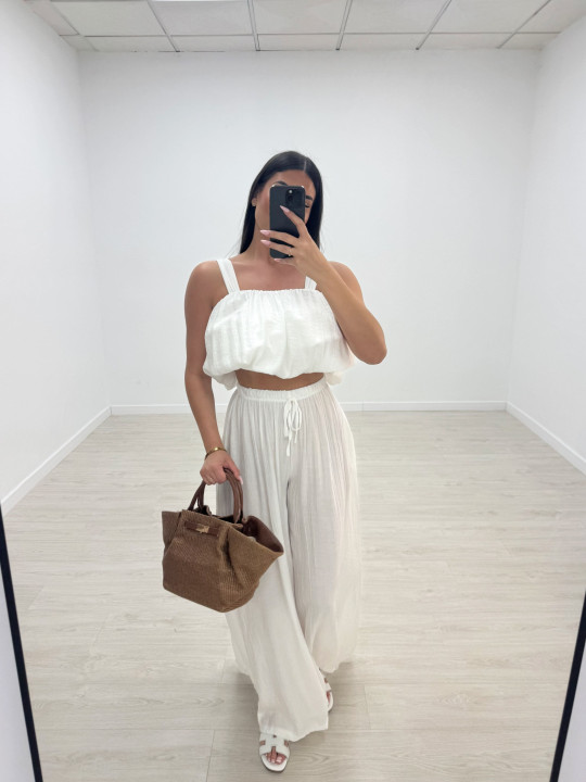 CONJUNTO ZAHARA - BLANCO