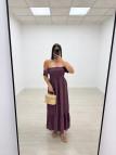 VESTIDO OLIVIA - BERENJENA