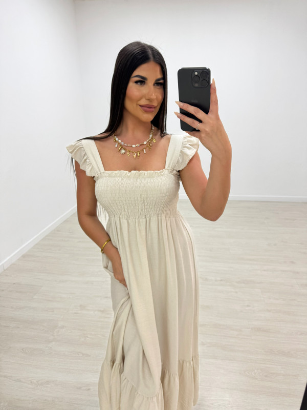 VESTIDO OLIVIA - BEIGE