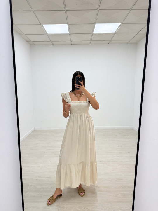 VESTIDO OLIVIA - BEIGE