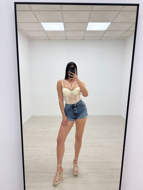 SHORT MINI LEVIS