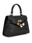 BOLSO MINI KELLY (PIEL 100%) - NEGRO