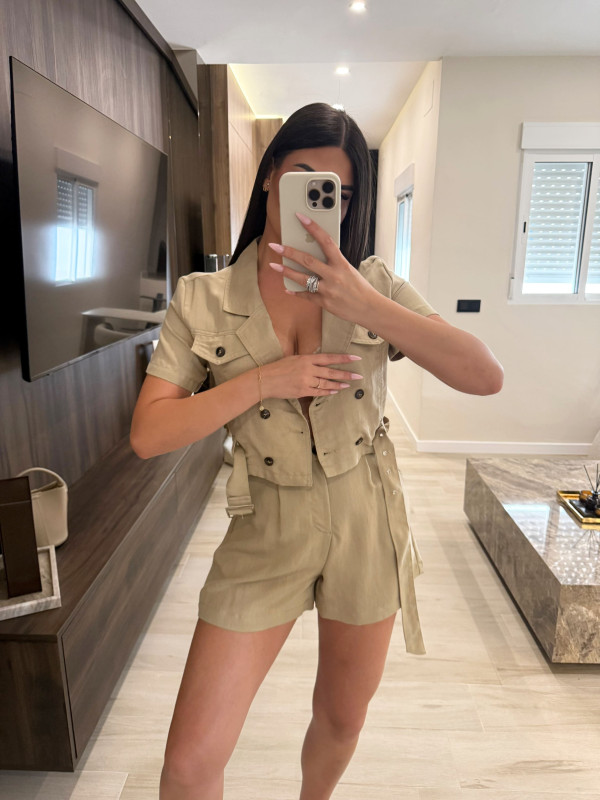 CONJUNTO MINI SAFARI EXCLUSIVO - CAMEL