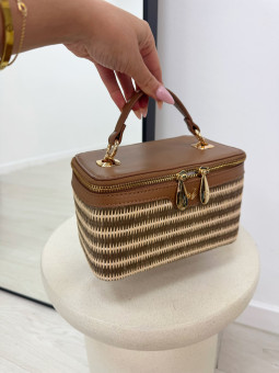 BOLSO CLUTCH TIPO NECESER - MATERIAL