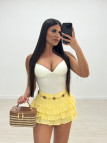 FALDA BAMBULA MINI - AMARILLA