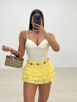 FALDA BAMBULA MINI - AMARILLA