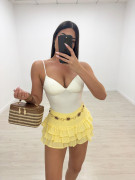 FALDA BAMBULA MINI - AMARILLA