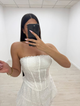 CORSÉ BORDADO+PERFORADO
