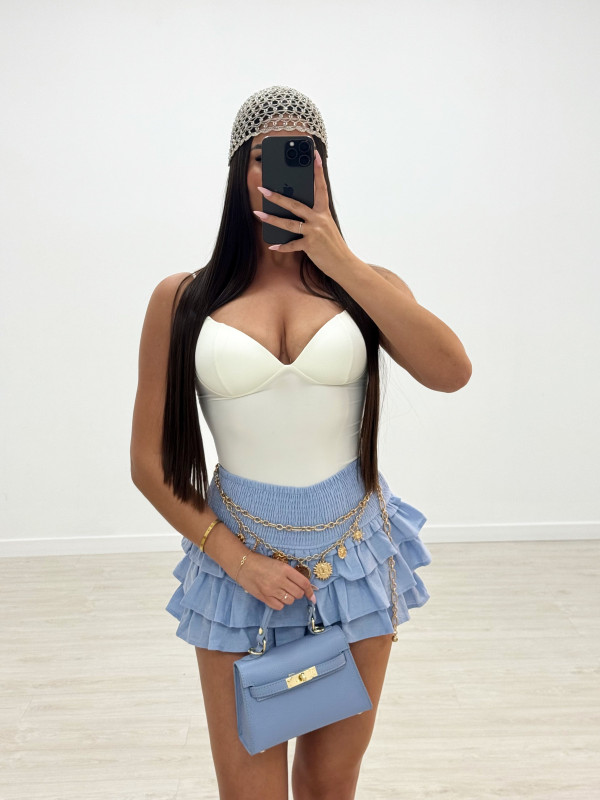 GORRO CROCHET BORDADO PERLAS