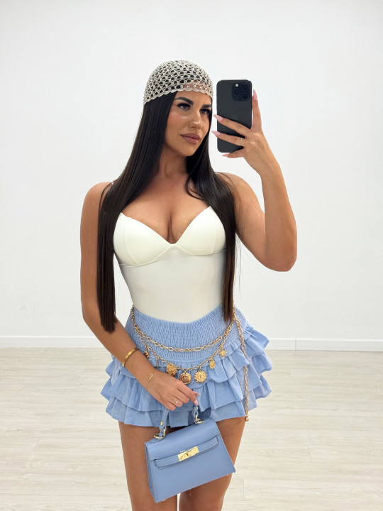 GORRO CROCHET BORDADO PERLAS