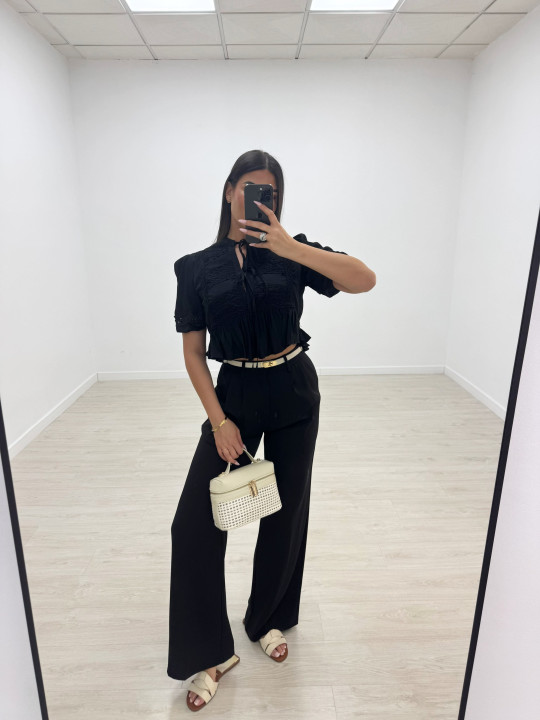 BLUSA MÓNACO - NEGRA