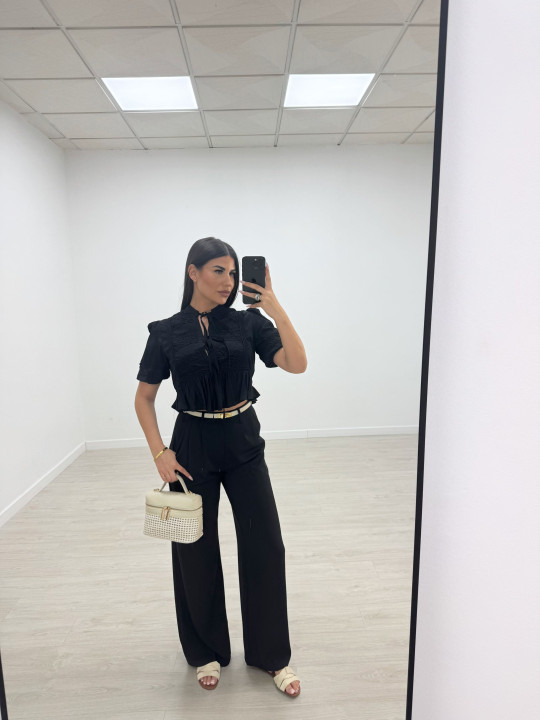 BLUSA MÓNACO - NEGRA