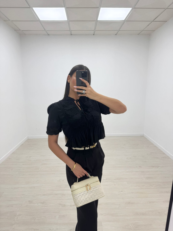 BLUSA MÓNACO - NEGRA